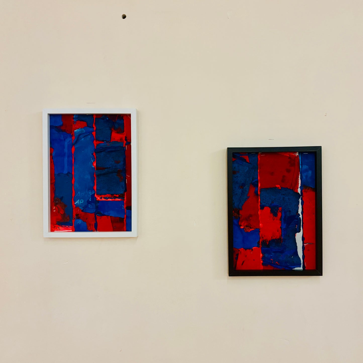 Bild „Blau-Rot“ Maxi (32 x 23 cm)