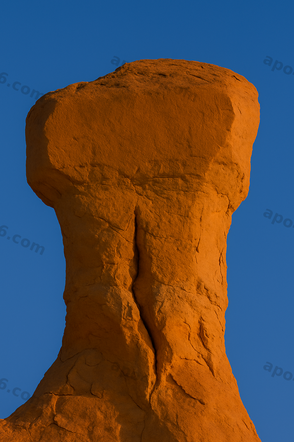 "Roter Stein, Blauer Raum" Nr° 01 (30 x 40 cm)