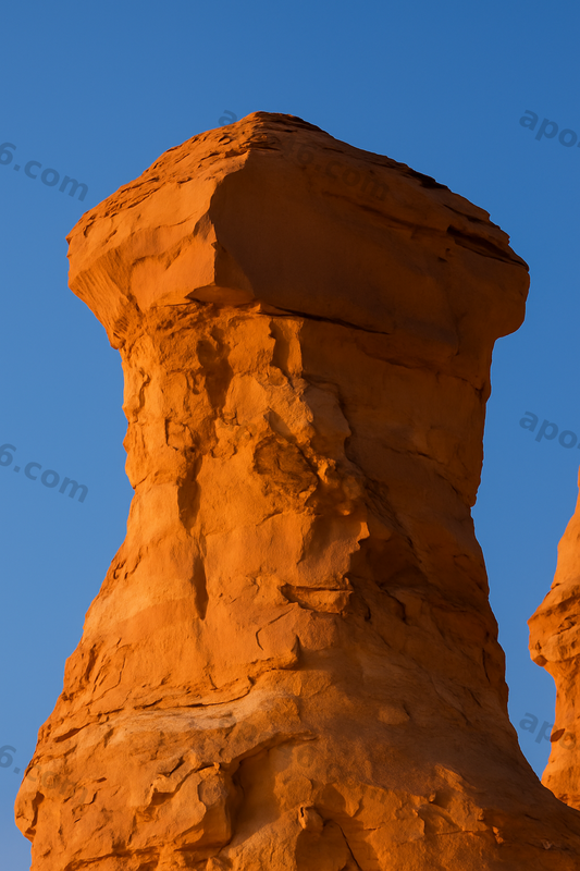 "Roter Stein, Blauer Raum" Nr° 08 (30 x 40 cm)