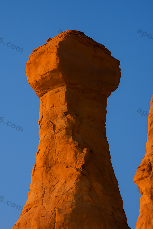 "Roter Stein, Blauer Raum" Nr° 04 (30 x 40 cm)
