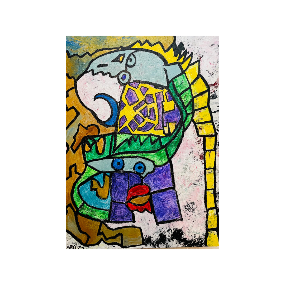 Bild „Schlangenmensch“ (120 x 90 cm)