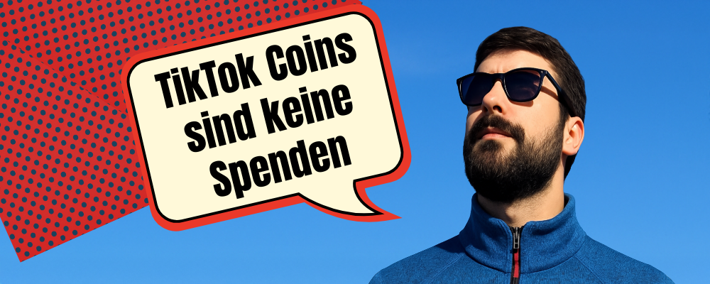 TikTok Coins sind keine Spenden