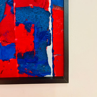 Bild „Blau-Rot“ Maxi (32 x 23 cm)