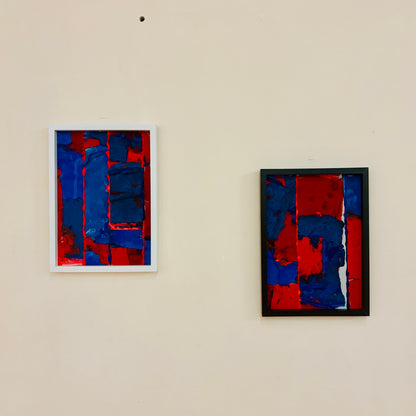 Bild „Blau-Rot“ Maxi (32 x 23 cm)