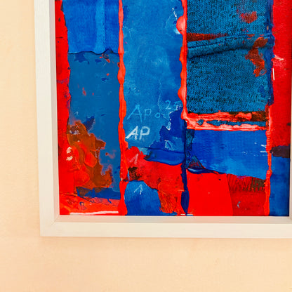 Bild „Blau-Rot“ Maxi (32 x 23 cm)