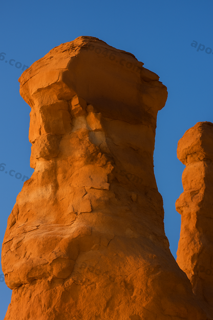 "Roter Stein, Blauer Raum" Nr° 07 (30 x 40 cm)