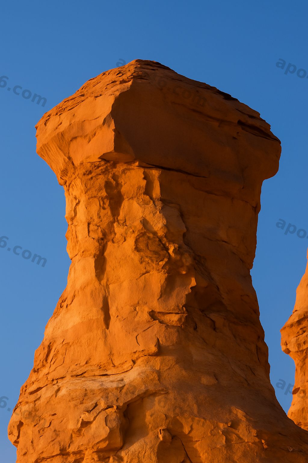 "Roter Stein, Blauer Raum" Nr° 08 (30 x 40 cm)