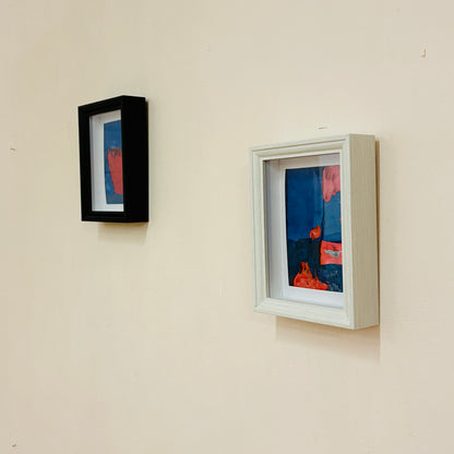 Bild „Blau-Rot“ Midi (20 x 15,5 cm)