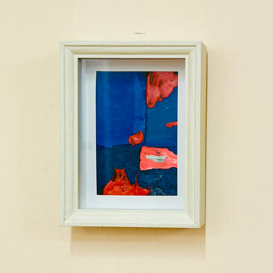 Bild „Blau-Rot“ Midi (20 x 15,5 cm)