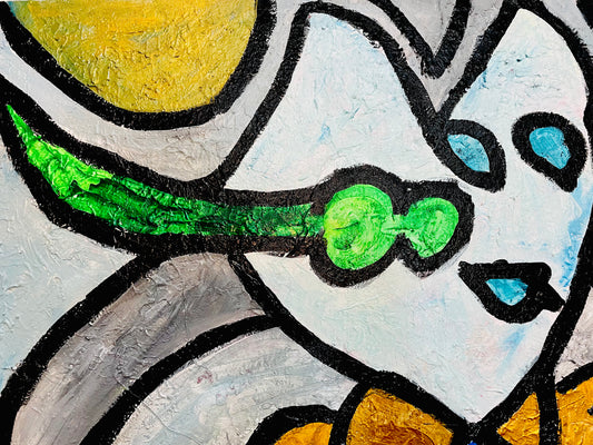 Bild „Der Krieger“ (120 x 90 cm)