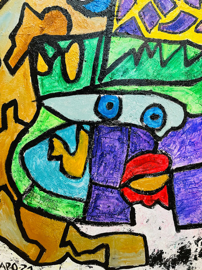 Bild „Schlangenmensch“ (120 x 90 cm)