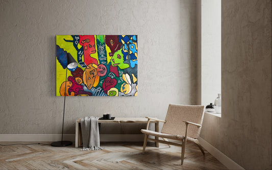 Bild „Viele Aber Keiner“ (120 x 90 cm)